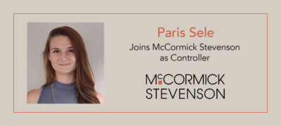 Paris Sele, Controller with McCormick Stevenson